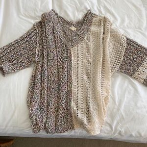 REDUCED PRICE.   Multiple beige/brown  beautiful sweater